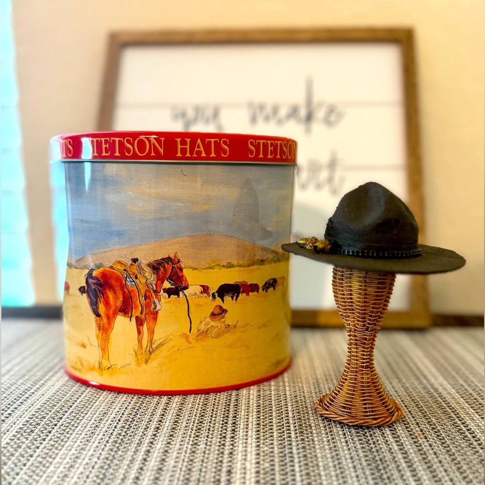 Stetson Hat mini replica hat salesman set